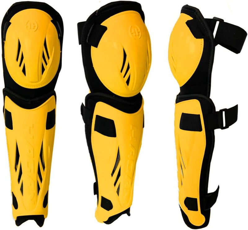 Hockey H-5.0 Shin Pad Adjustable Gear for Enhanced Agility and Durable Protection in DEK Street and Ball Hockey Indoor Outdoor Play